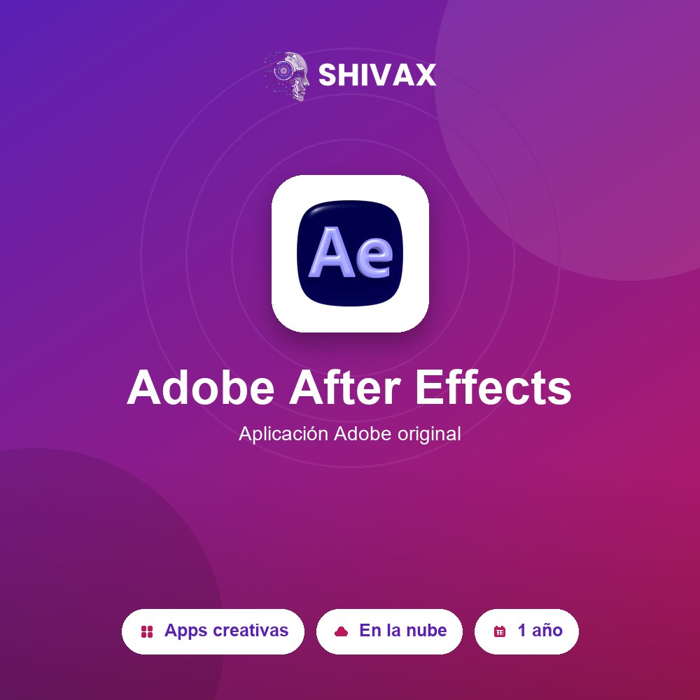 Adobe After Effects (1 año)