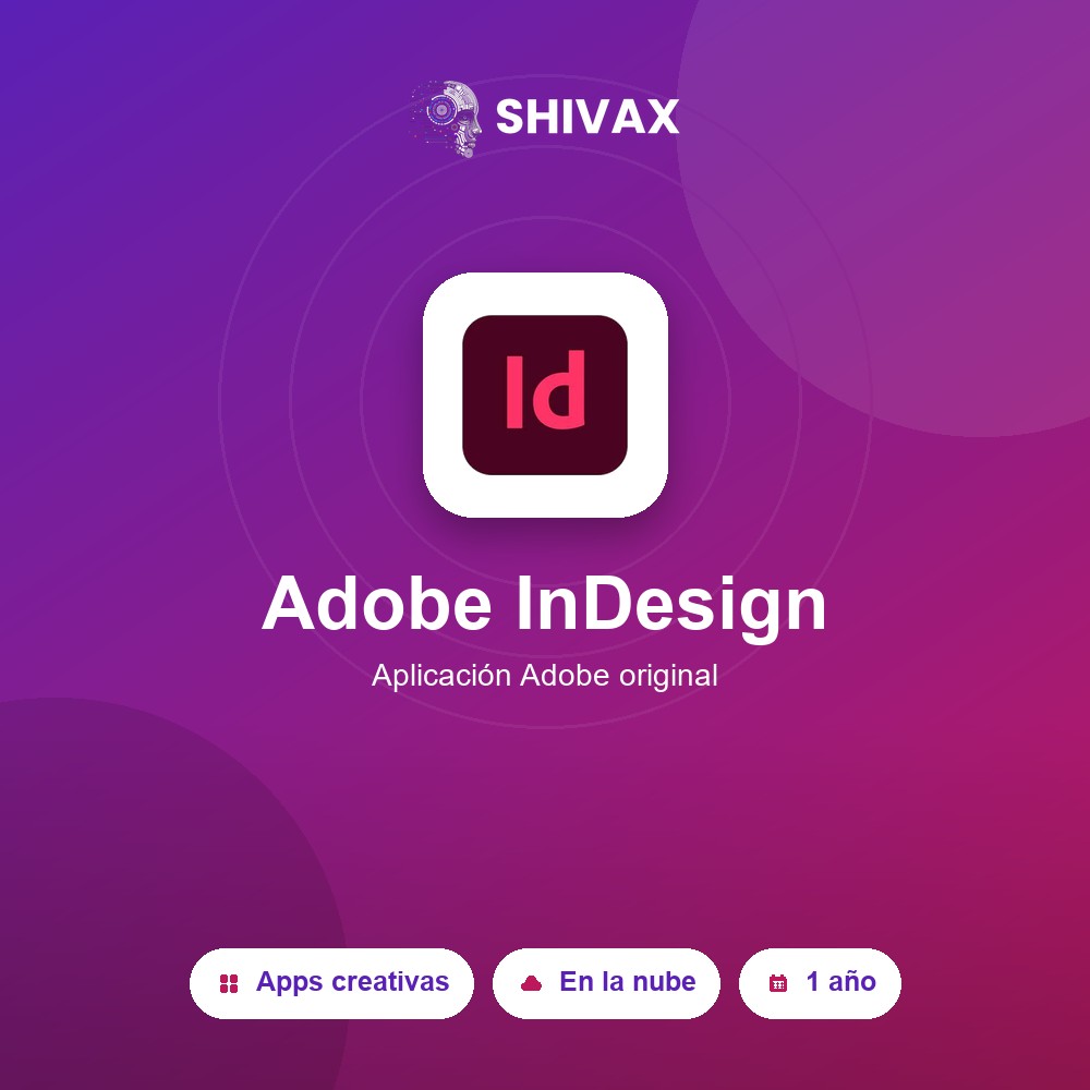 Adobe InDesign (1 año)