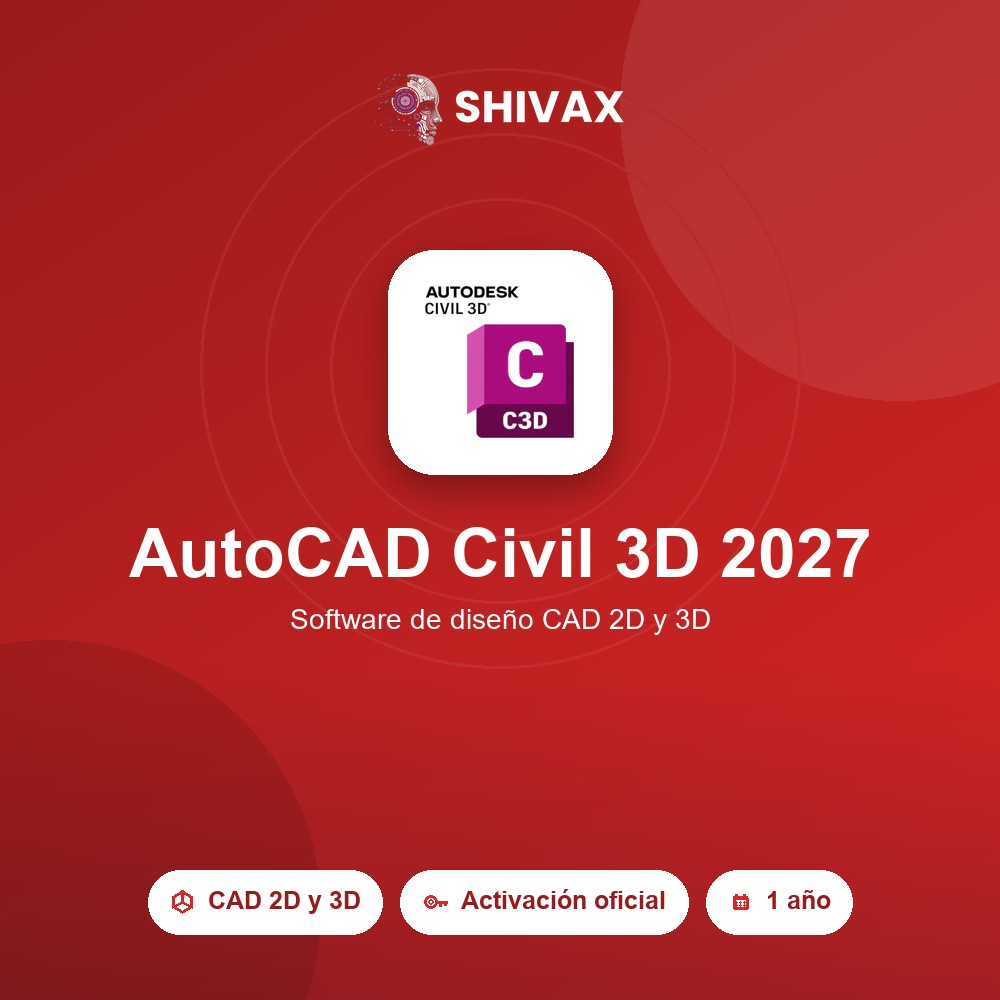 AutoCAD Civil 3D 2027 (1 año)