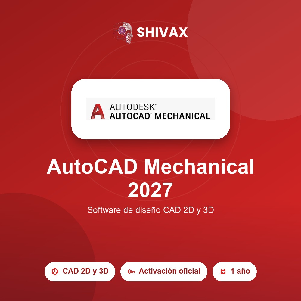 AutoCAD Mechanical 2027 (1 año)