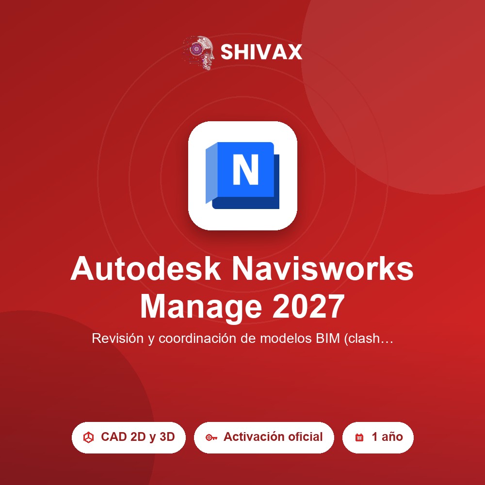Autodesk Navisworks Manage 2027 (1 año)