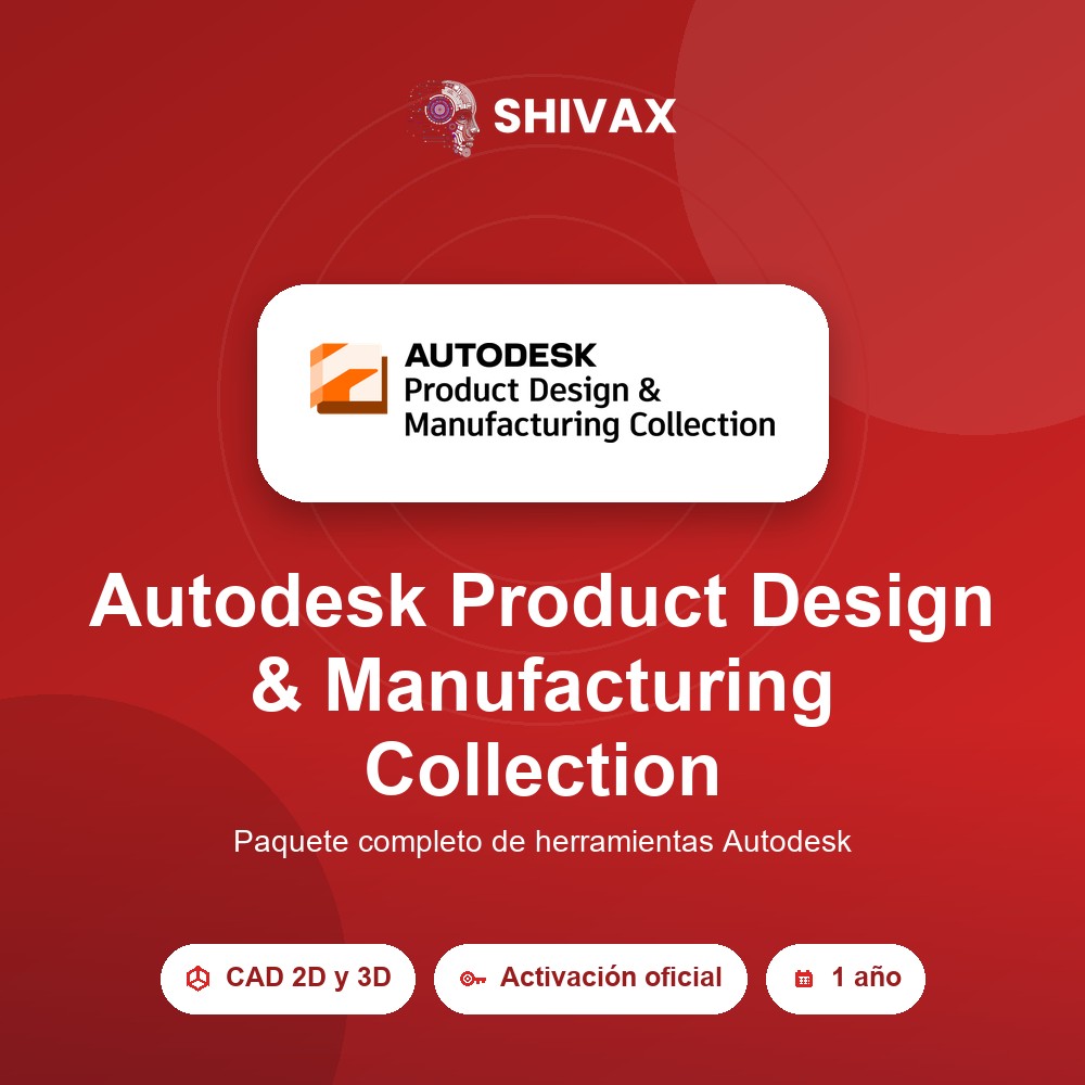 Autodesk Product Design & Manufacturing Collection (1 año)