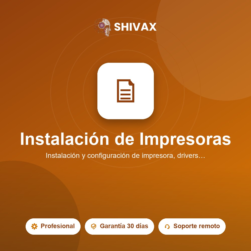 Instalación de Impresoras