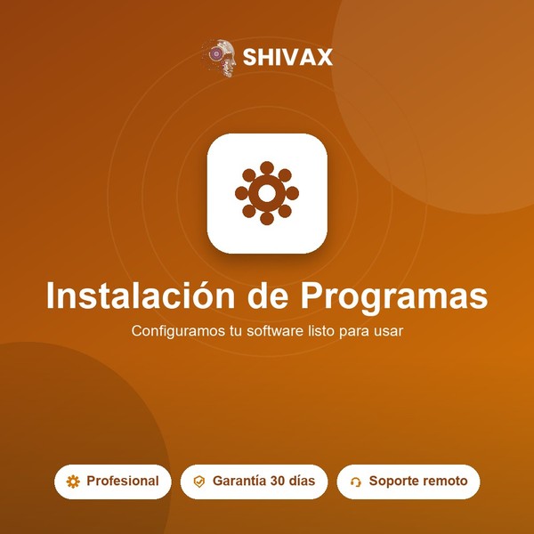 Instalación de Programas