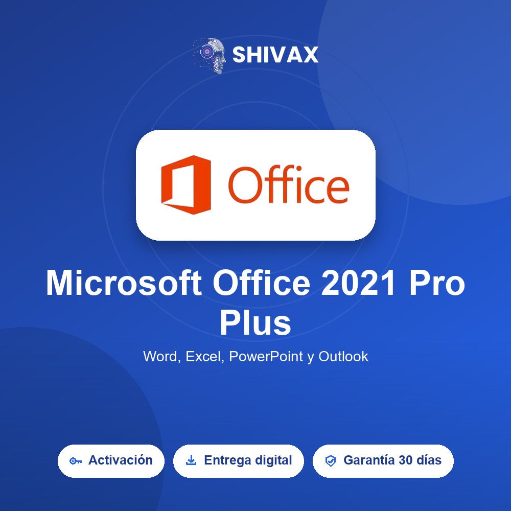 Microsoft Office 2021 Pro Plus (de por vida)