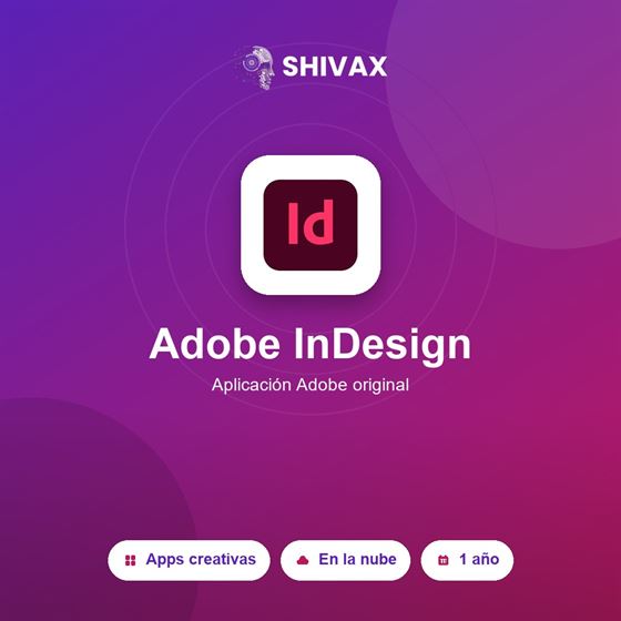 Adobe InDesign (1 año)