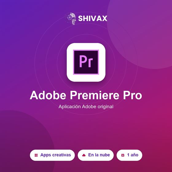 Adobe Premiere Pro (1 año)