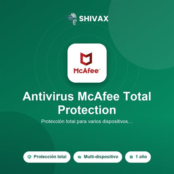 Antivirus McAfee Total Protection (1 año)
