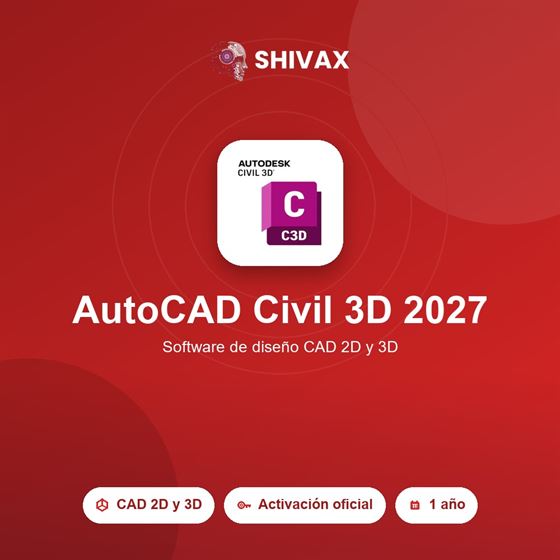 AutoCAD Civil 3D 2027 (1 año)