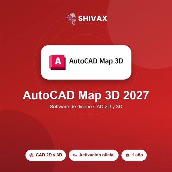 AutoCAD Map 3D 2027 (1 año)