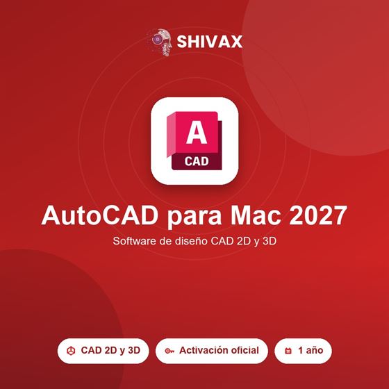 AutoCAD para Mac 2027 (1 año)