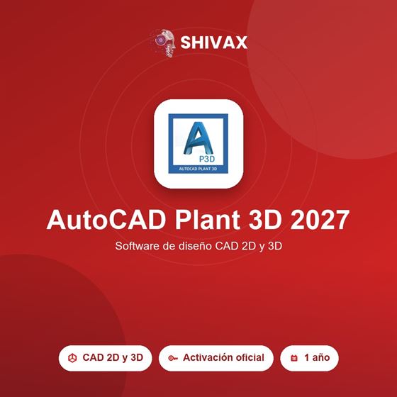 AutoCAD Plant 3D 2027 (1 año)