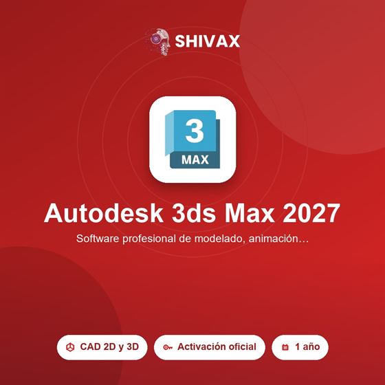 Autodesk 3ds Max 2027 (1 año)