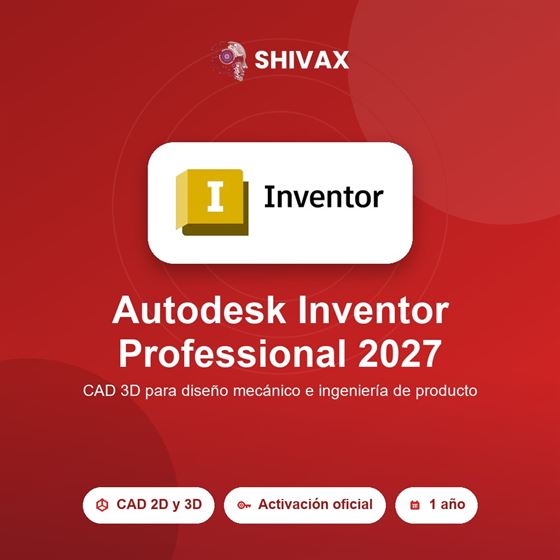Autodesk Inventor Professional 2027 (1 año)