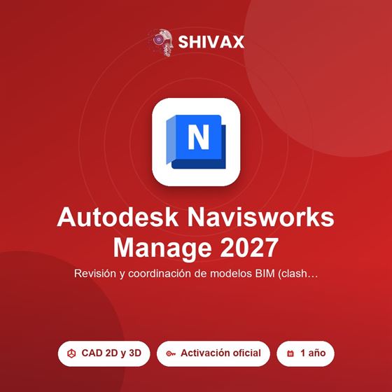 Autodesk Navisworks Manage 2027 (1 año)