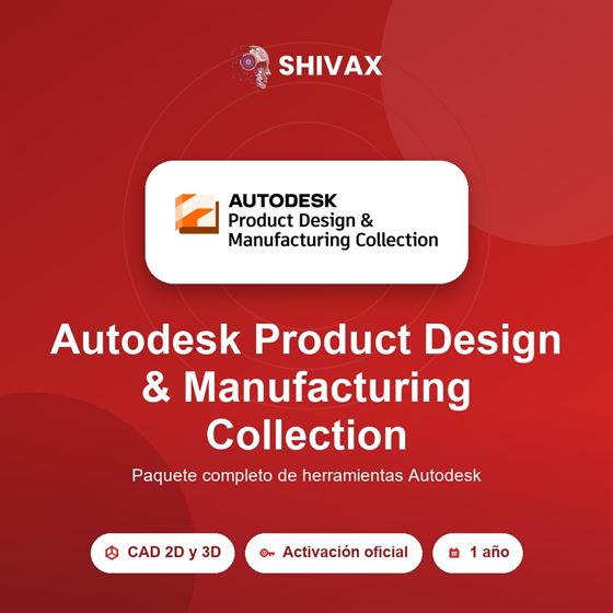 Autodesk Product Design & Manufacturing Collection (1 año)