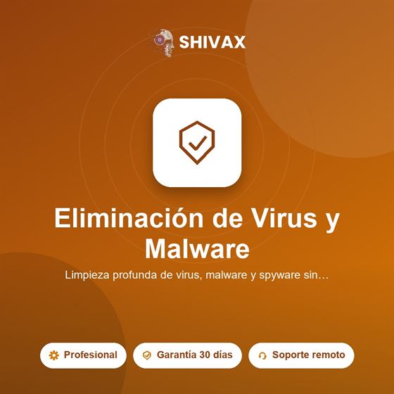 Eliminación de Virus y Malware